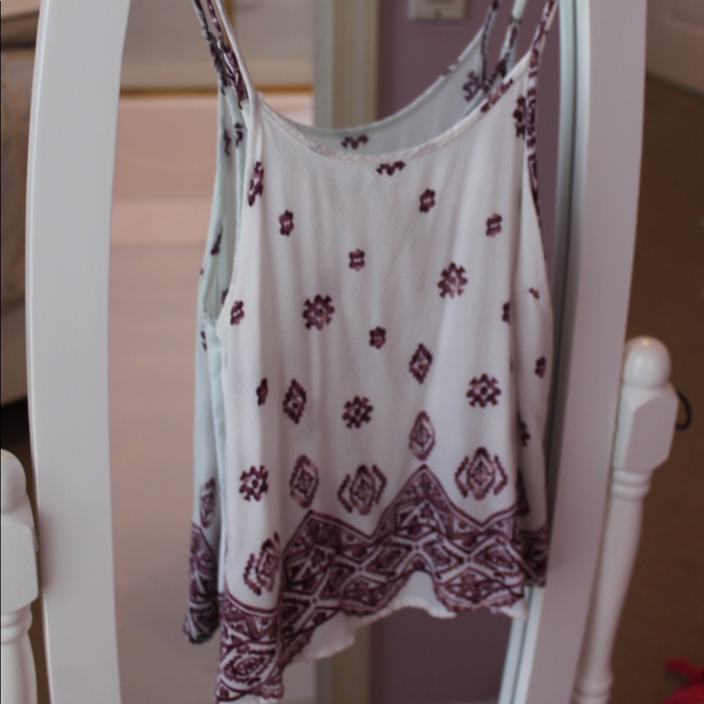 Geometric Print Tank Top